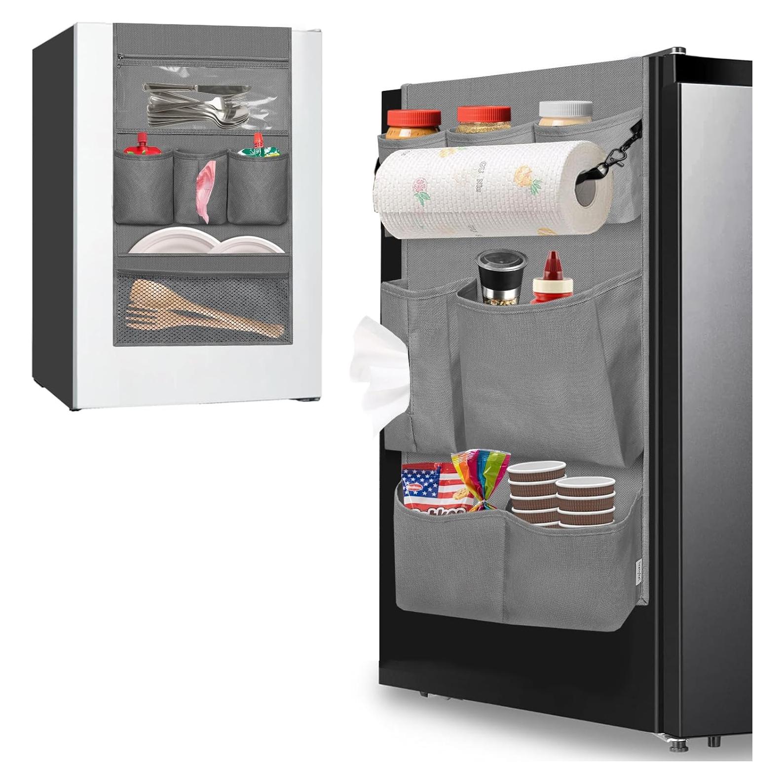 Organizador de Nevera Mini Homyfort 14 Bolsillos Gris