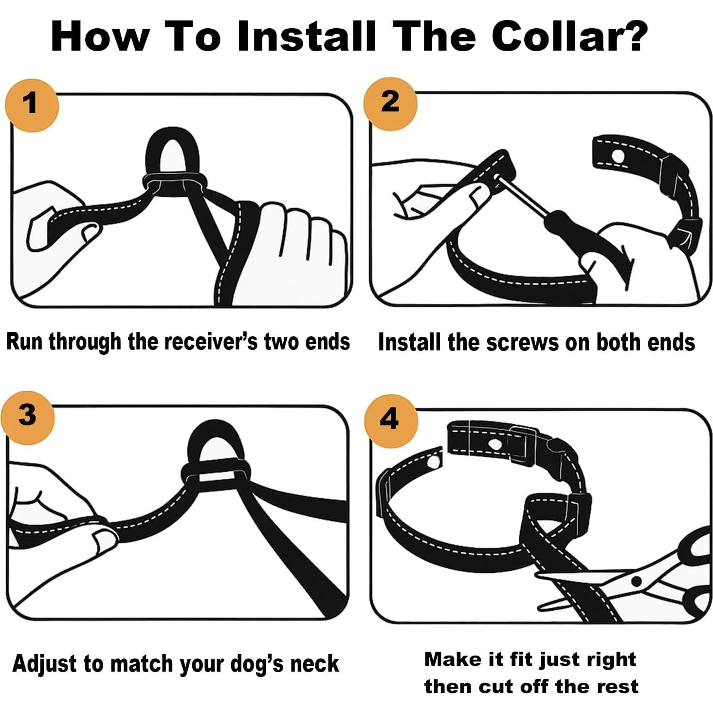 Correas de Reemplazo Aikko para Collar de Choque - Nylon Ajustable