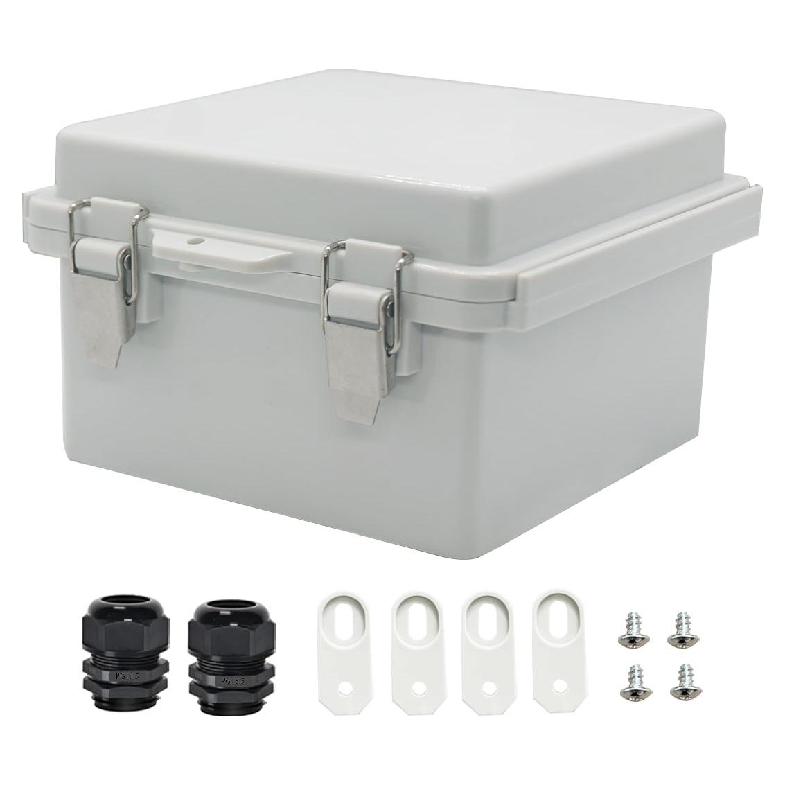 Caja de Conexiones Zulkit IP67 Plástico ABS 150x150x90mm Gris