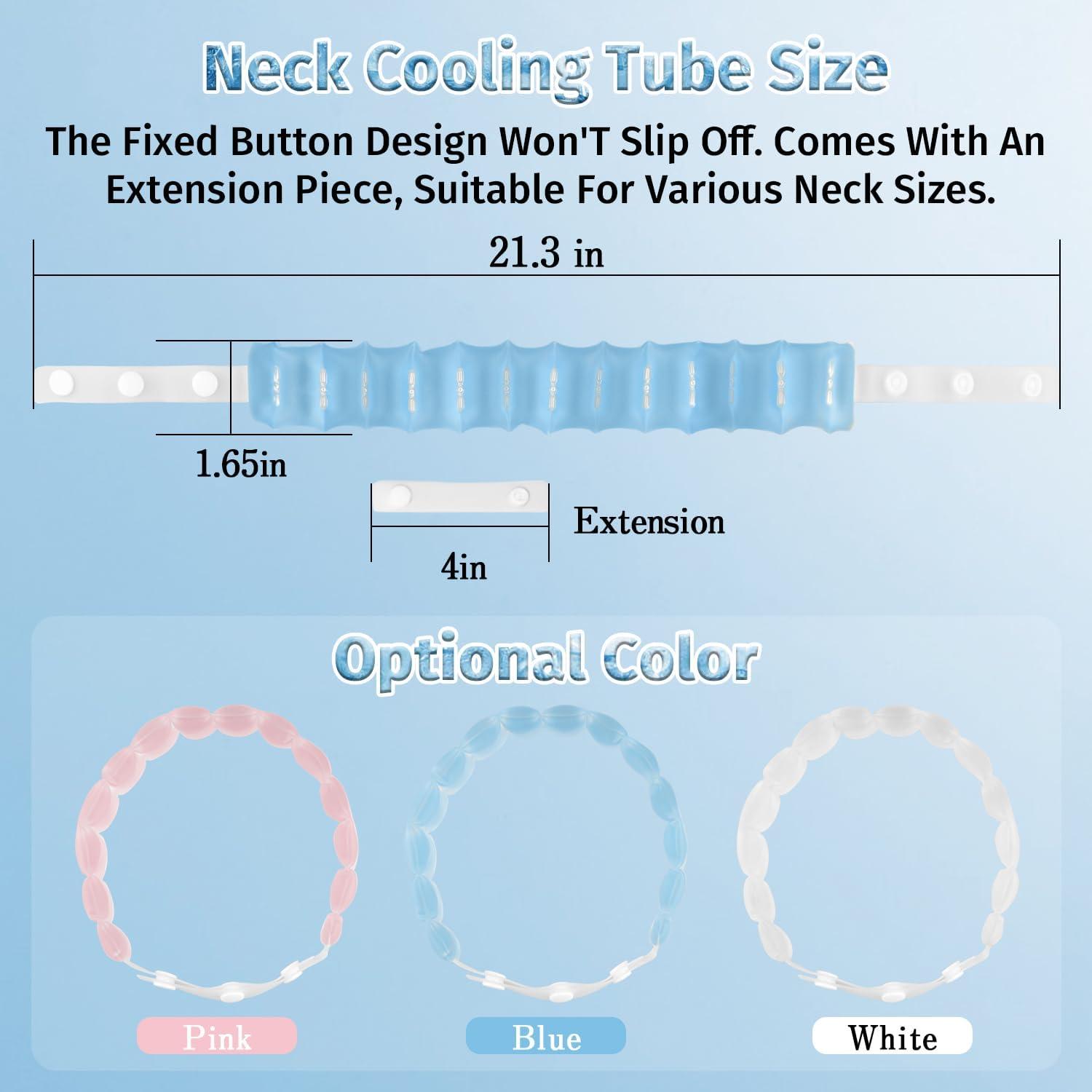 Tubo Refrigerante de Cuello MOSOKI Azul Reutilizable 18°C 1 Paquete