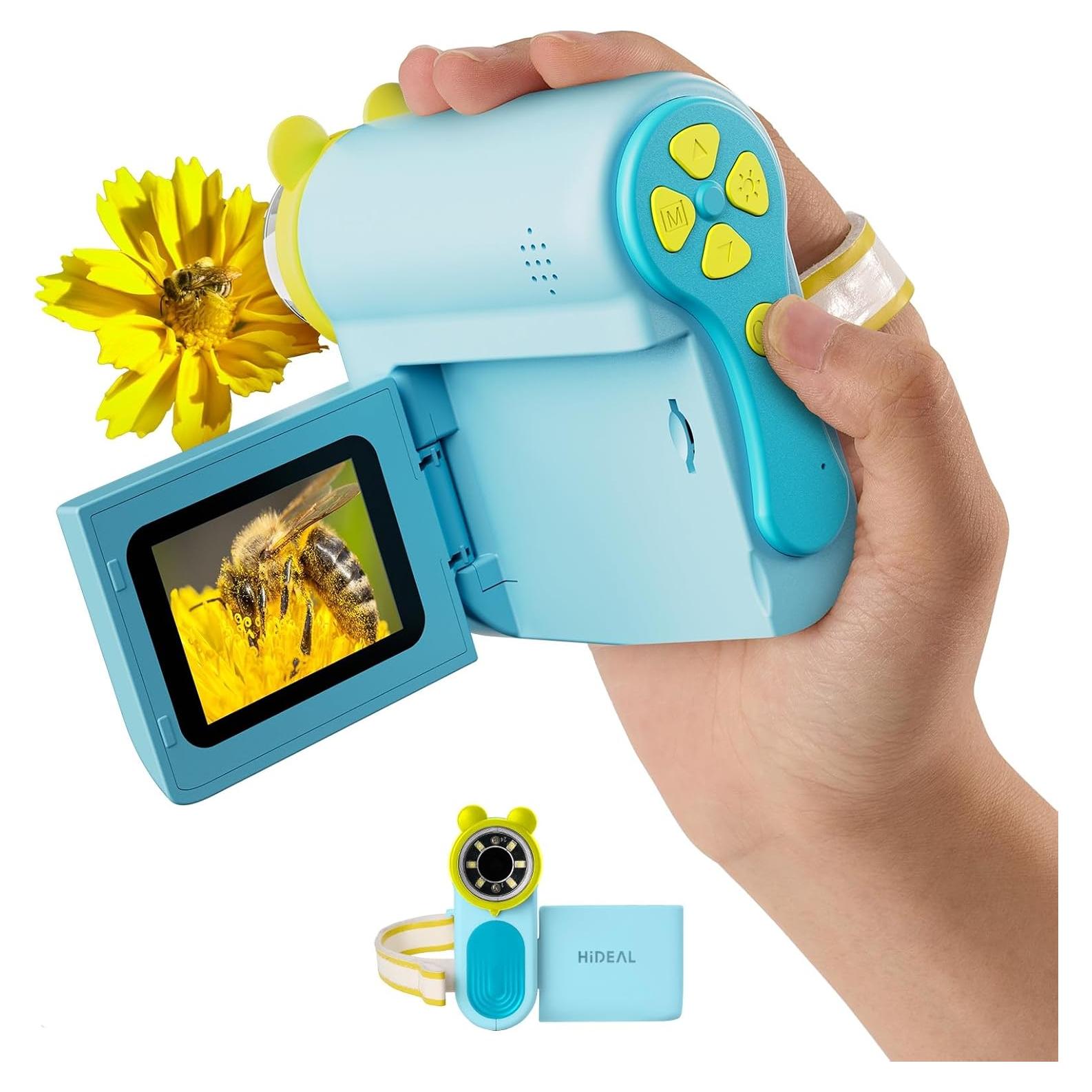 Microscopio Portátil Hideal HP60 para Niños 100X-1000X Azul