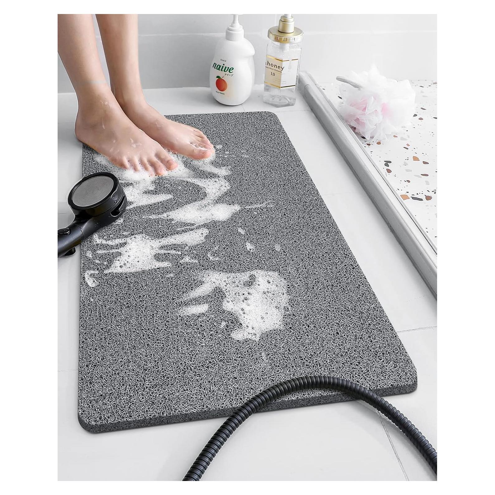 Tapete de Ducha Antideslizante OTHWAY 61x41 cm PVC Gris