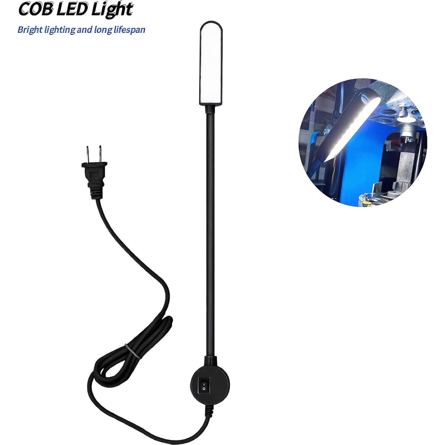 Luz de Trabajo LED AUTIDEFY con Brazo Flexible y Base Magnética