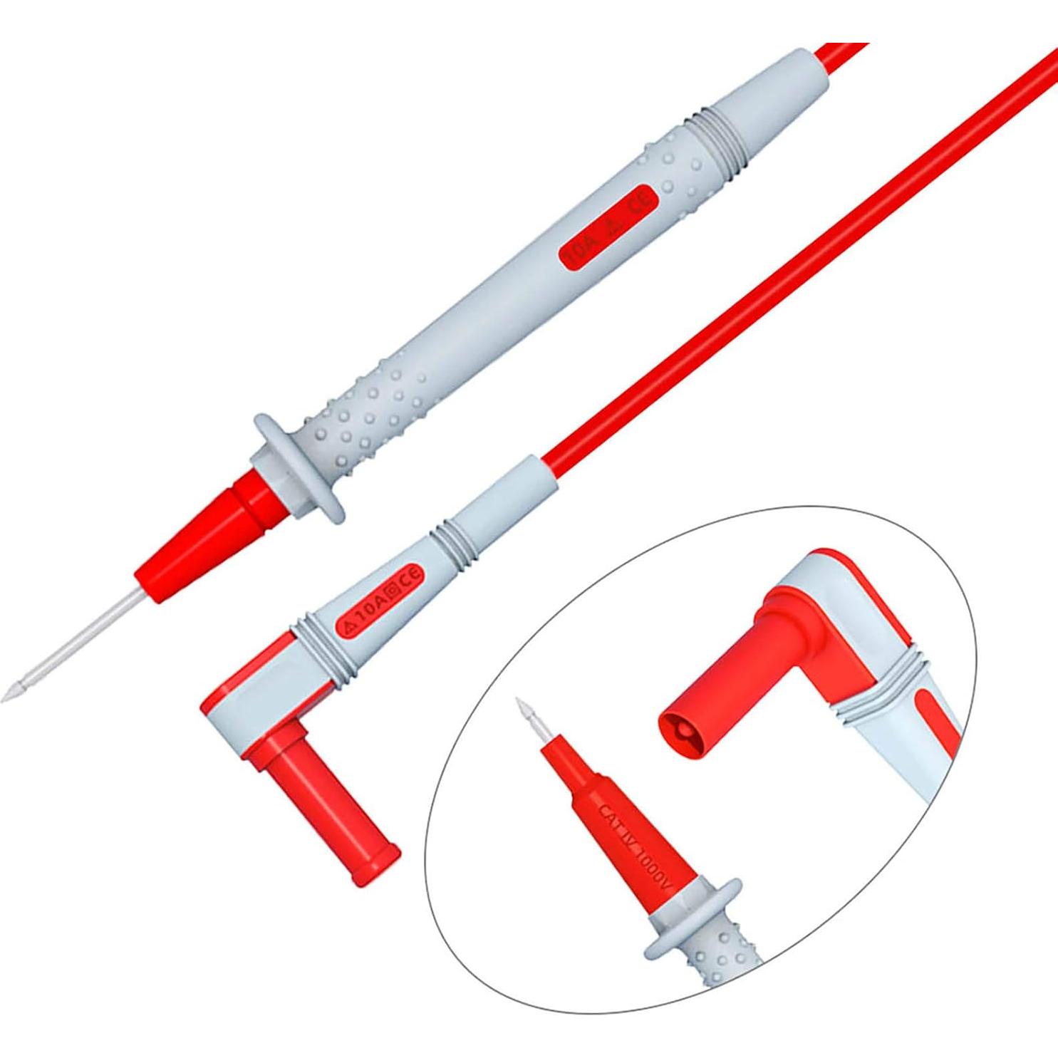 Kit de Cables de Prueba para Multímetro Goupchn 1.5m Silicona