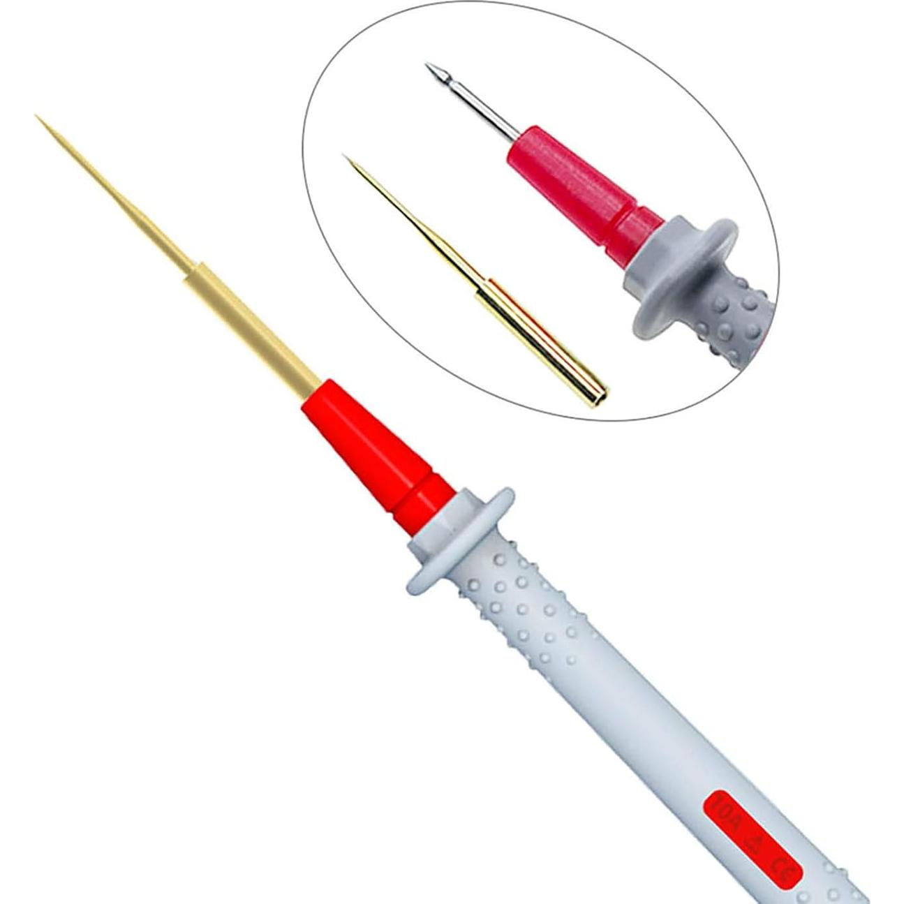 Kit de Cables de Prueba para Multímetro Goupchn 1.5m Silicona