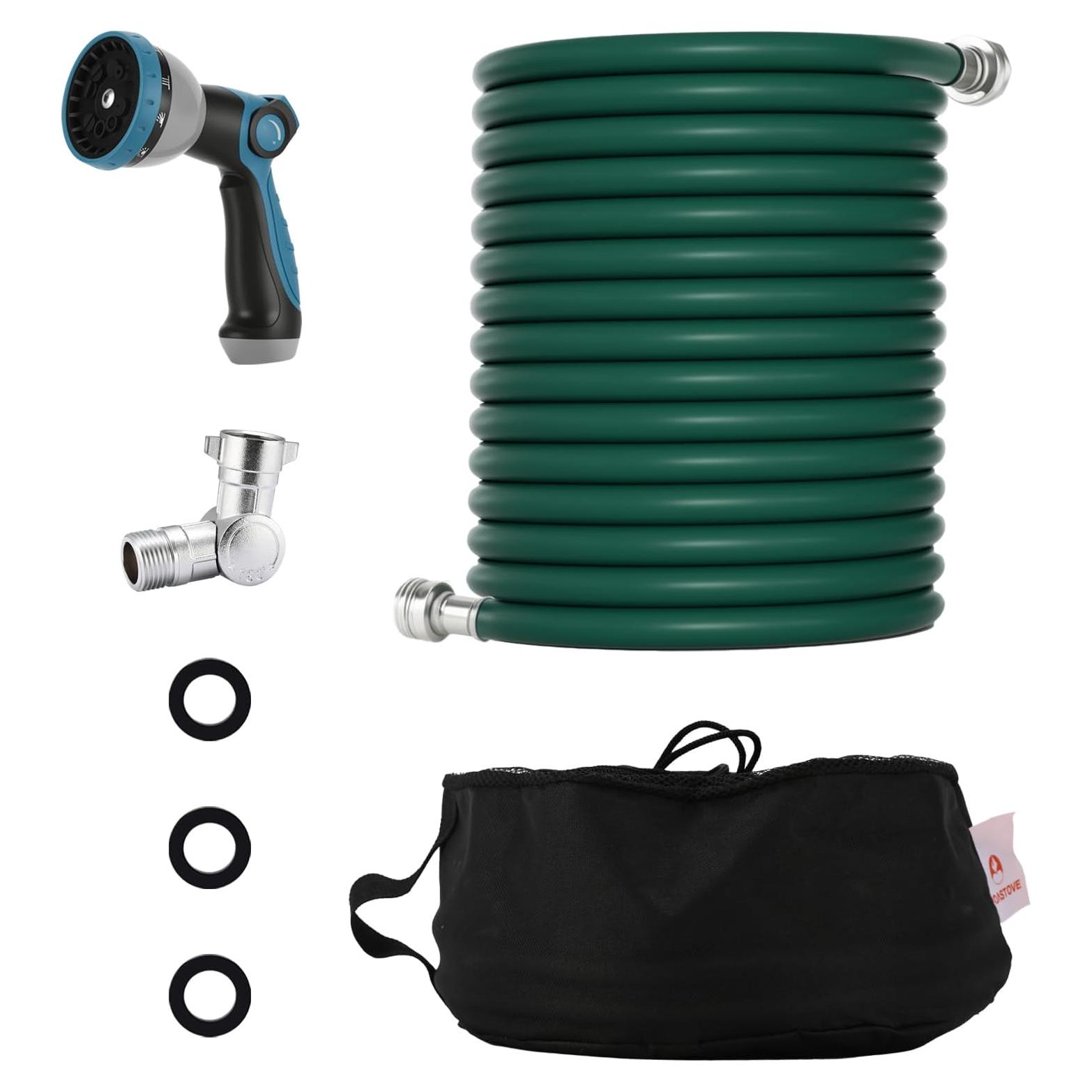 Manguera de Jardín Roastove 15.24 m con Conector Giratorio y Boquilla