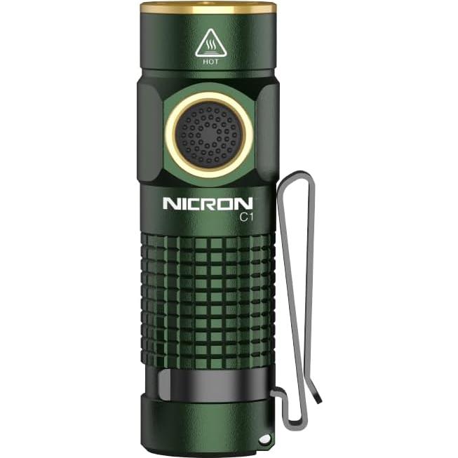 Linterna EDC Recargable NICRON C1 1200 Lúmenes Compacta