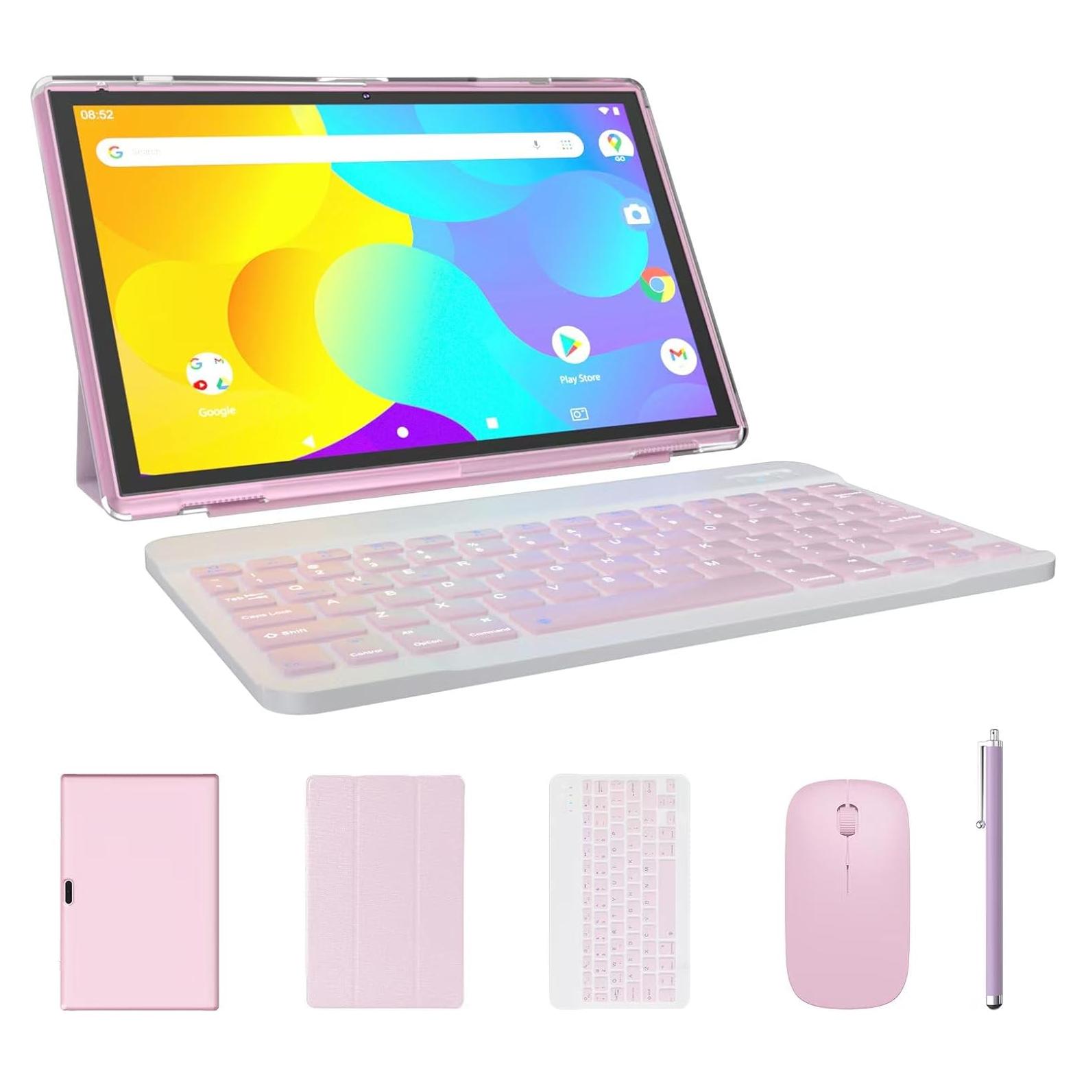 Tableta 2 en 1 ATOZEE 10.1" Android 14 6GB RAM 32GB ROM