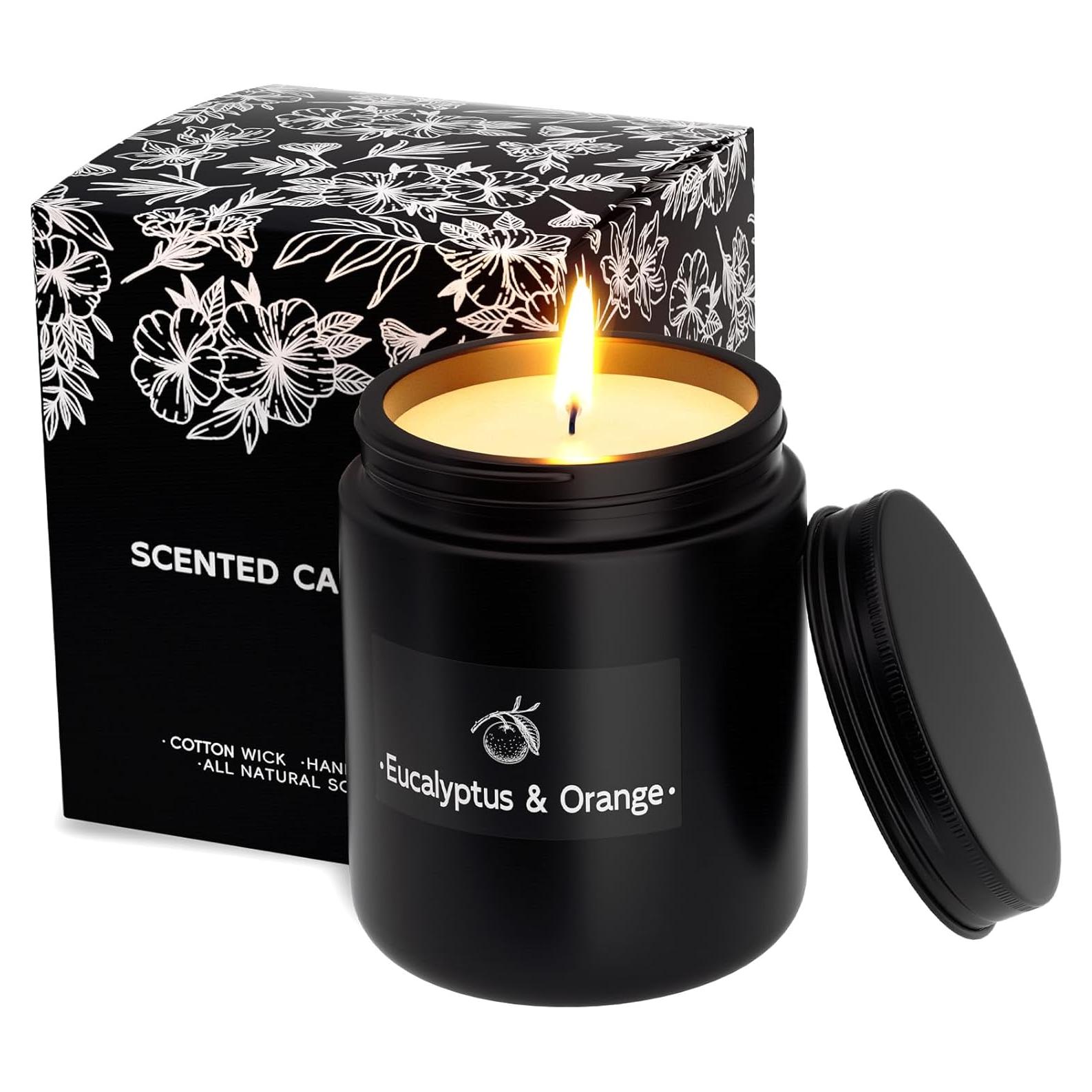 Vela Aromática TranquilBliss Eucalipto y Naranja 215g