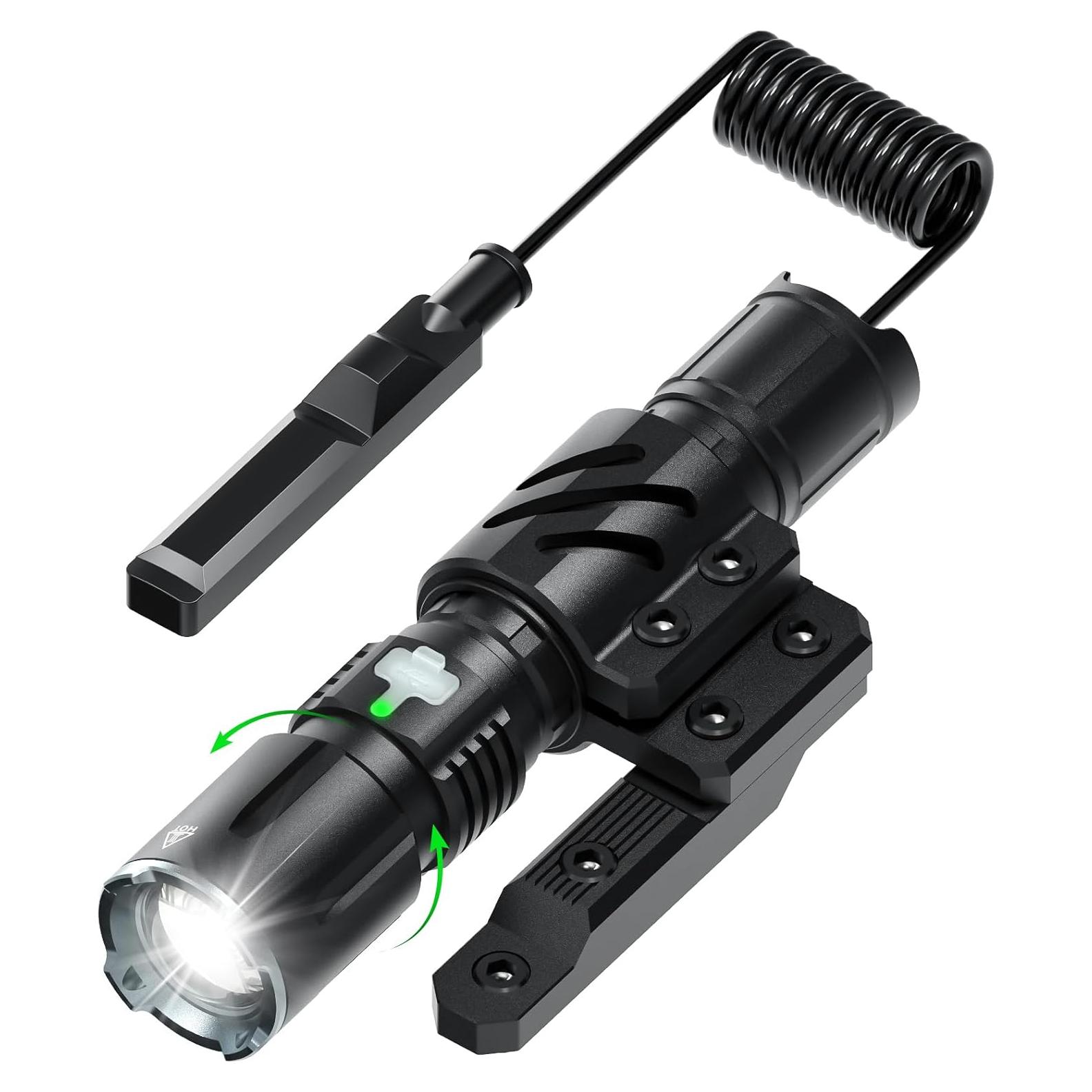 Linterna Táctica Recargable Feyachi FL26 2000 Lúmenes USB-C