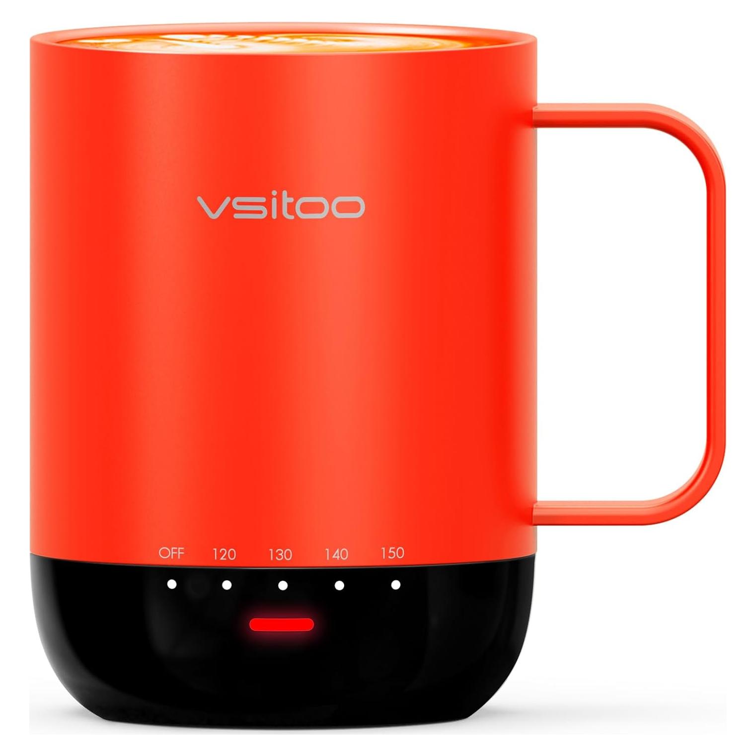 Taza Inteligente Autocalentable VSITOO S3 Pro 414 ml Rojo