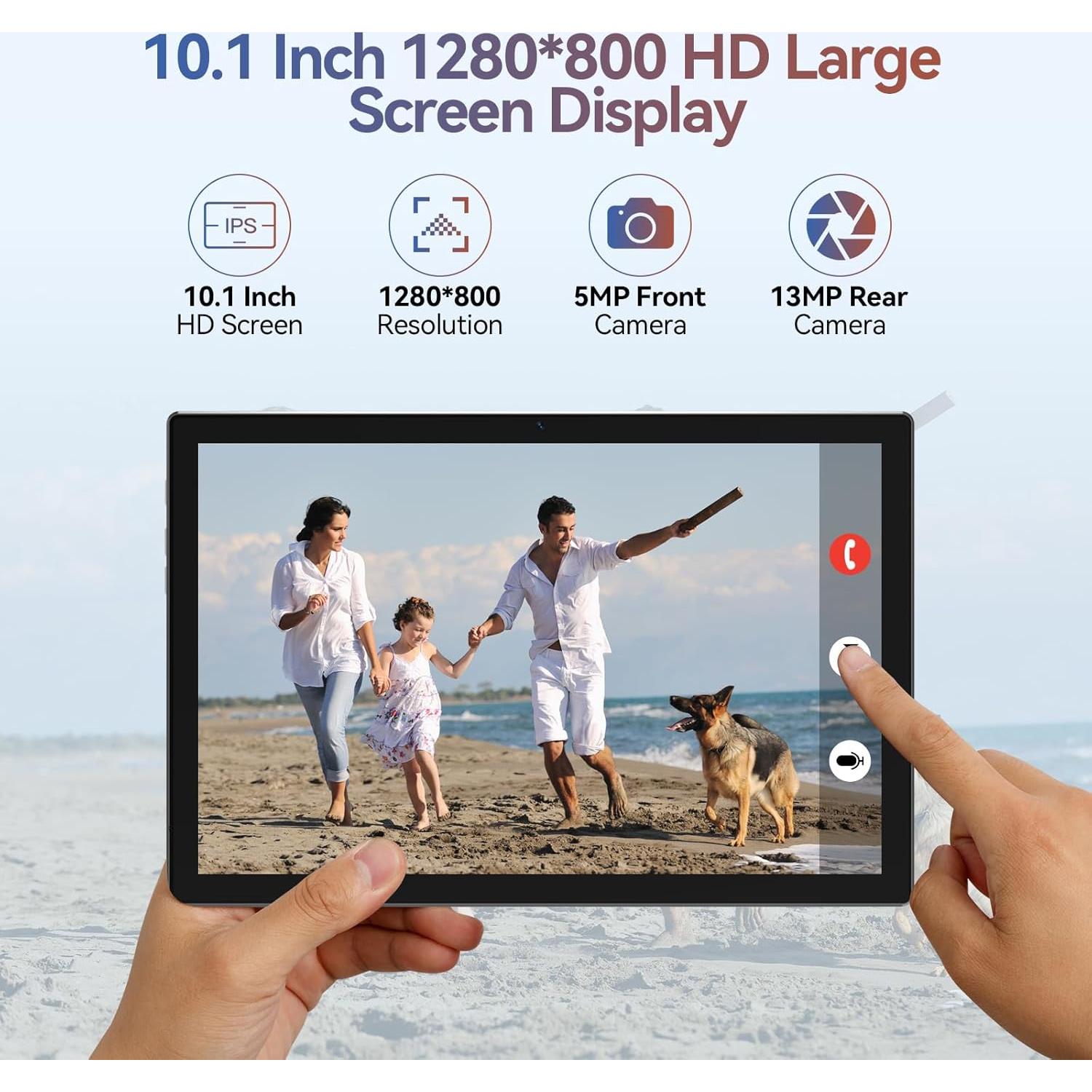 Tableta DOMATON D105 10.1" Android 14 64GB 1TB Expandible
