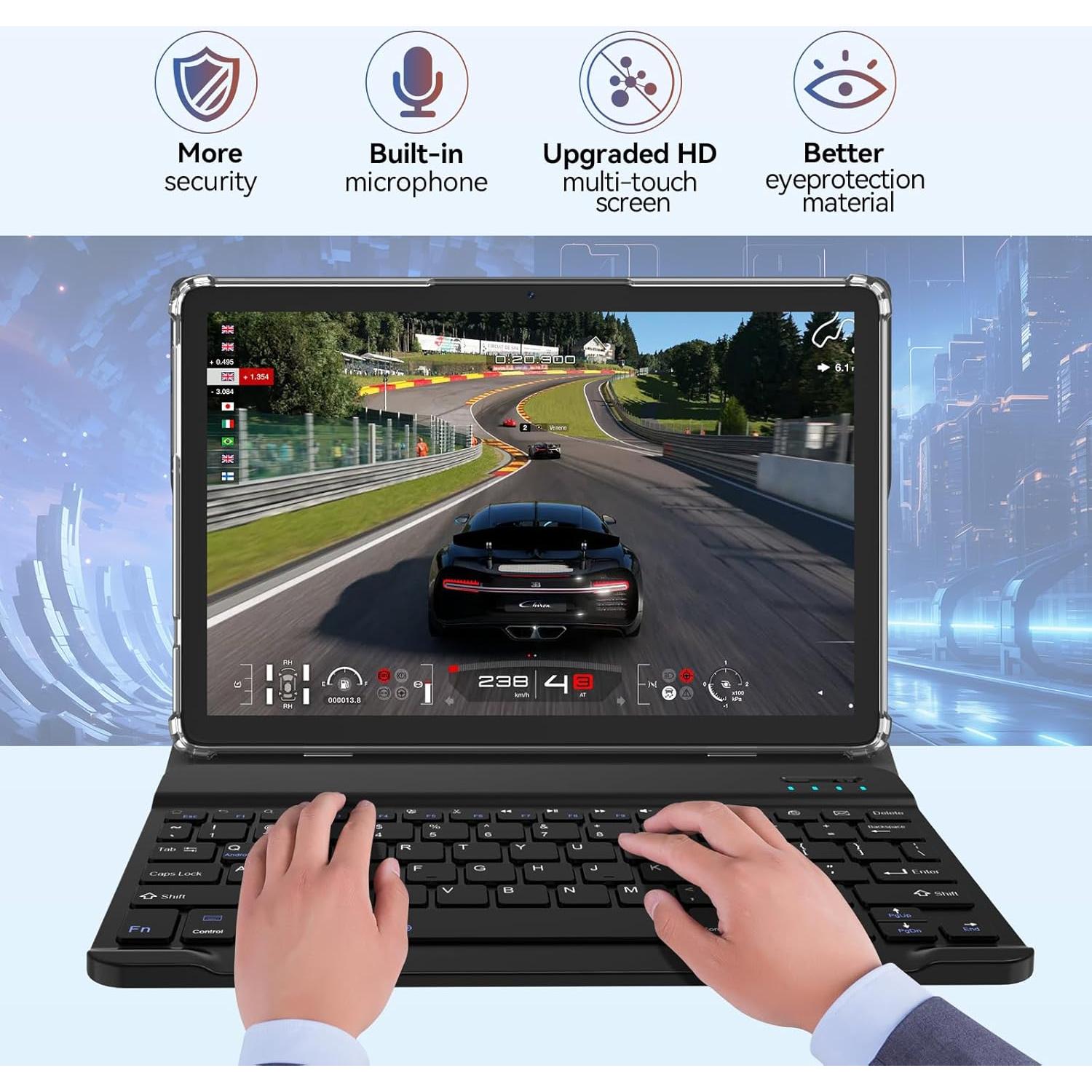 Tableta DOMATON D105 10.1" Android 14 64GB 1TB Expandible