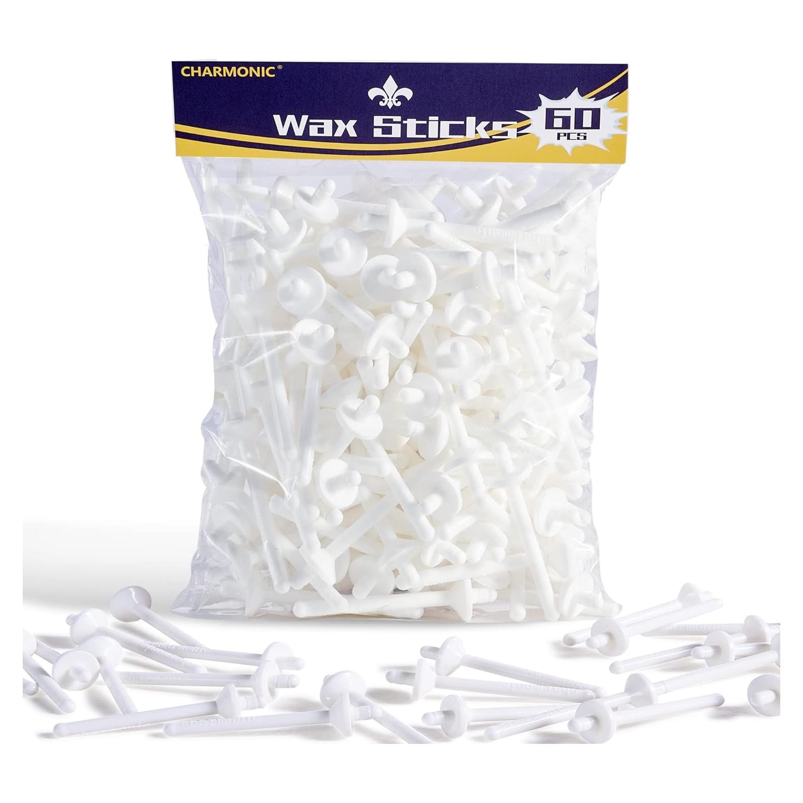60 Palitos Aplicadores de Cera Charmonic para Nariz y Cejas