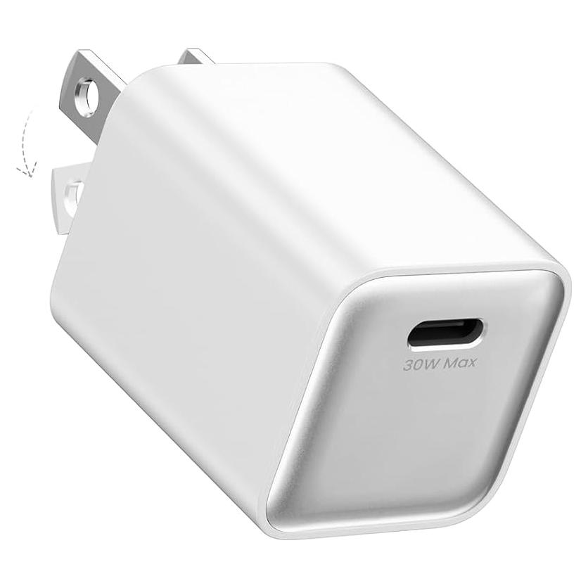 Cargador de pared 30W Wegear USB C GaN III rápido plegable