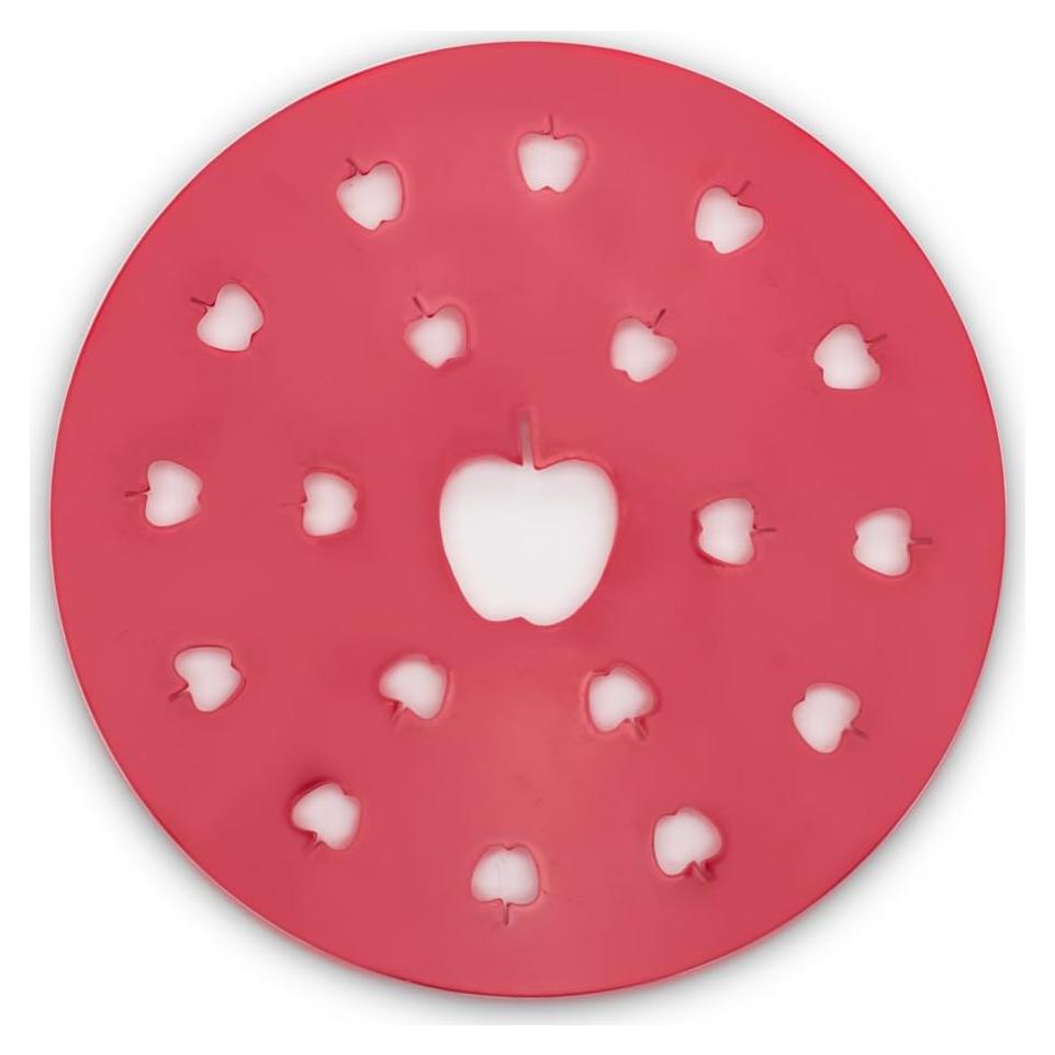 Cortador de Tarta de Manzana Fox Run, Plástico Rojo 24.1 cm