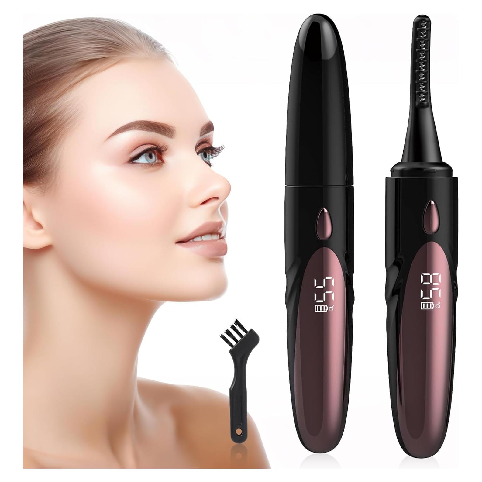 Rizador de Pestañas Eléctrico Morevee Negro 4 Modos 24h