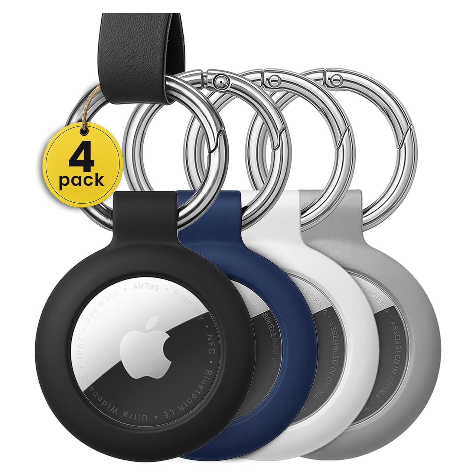 Soporte para Llavero EVEO AirTag - Paquete de 4 Unidades