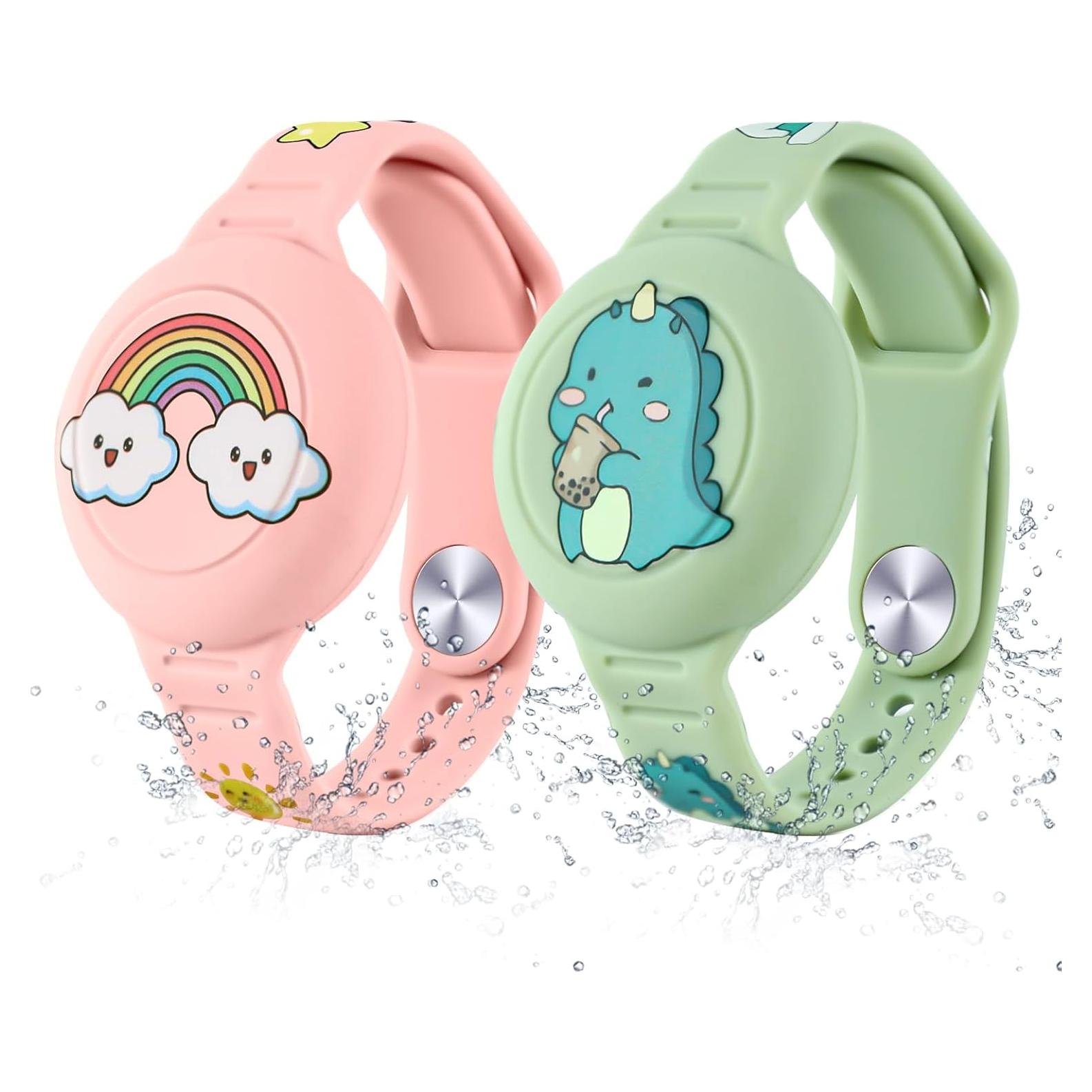 Pulsera de Silicona para AirTag Niños Diaclara Impermeable