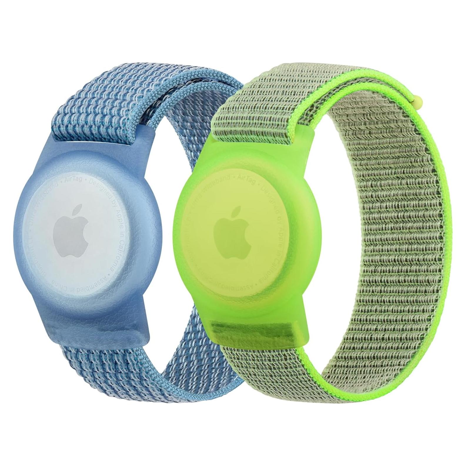 Pulsera Ajustable de Nylon Meliya para AirTag Niños 22cm