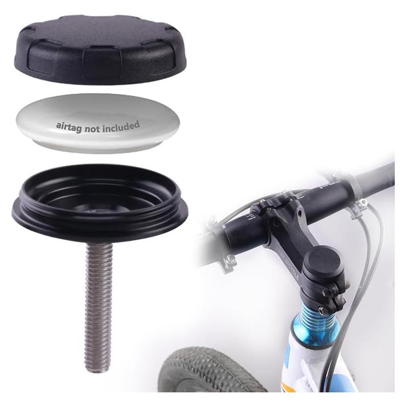 Soporte para AirTag en Bicicleta ipuplar 31.8mm Ultra Ligero