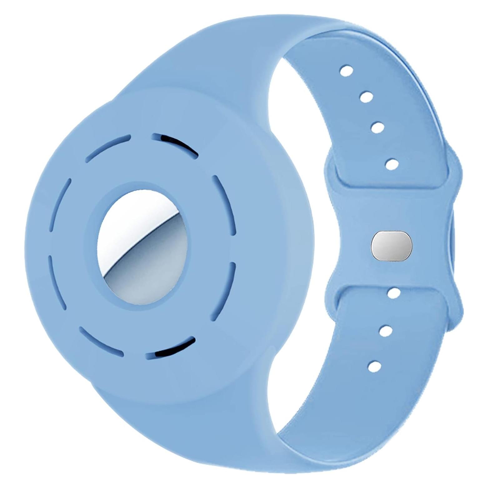 Funda de silicona para AirTag Hansont - Azul, para niños