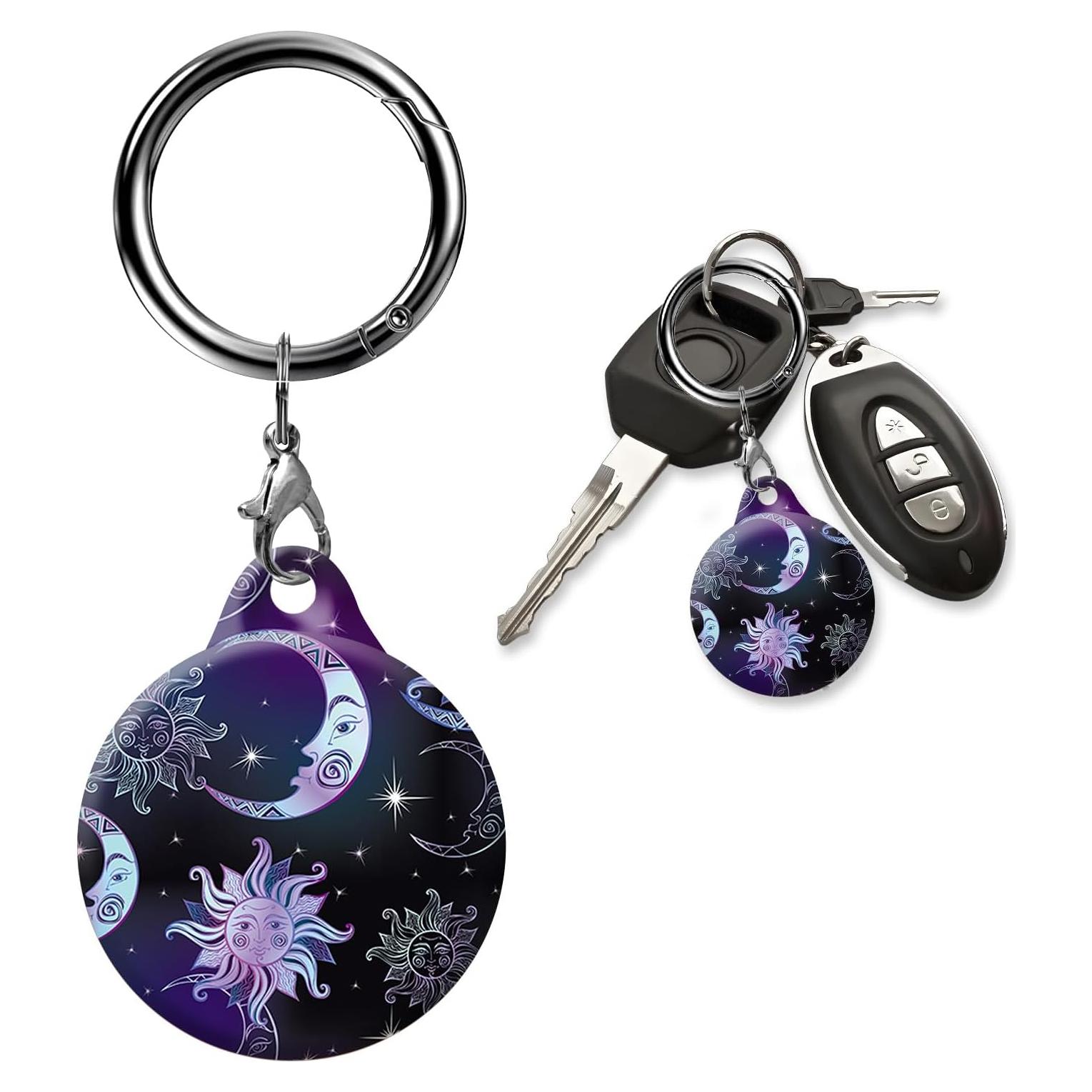 Soporte para AirTag AKPZV con cubierta anti-rayones