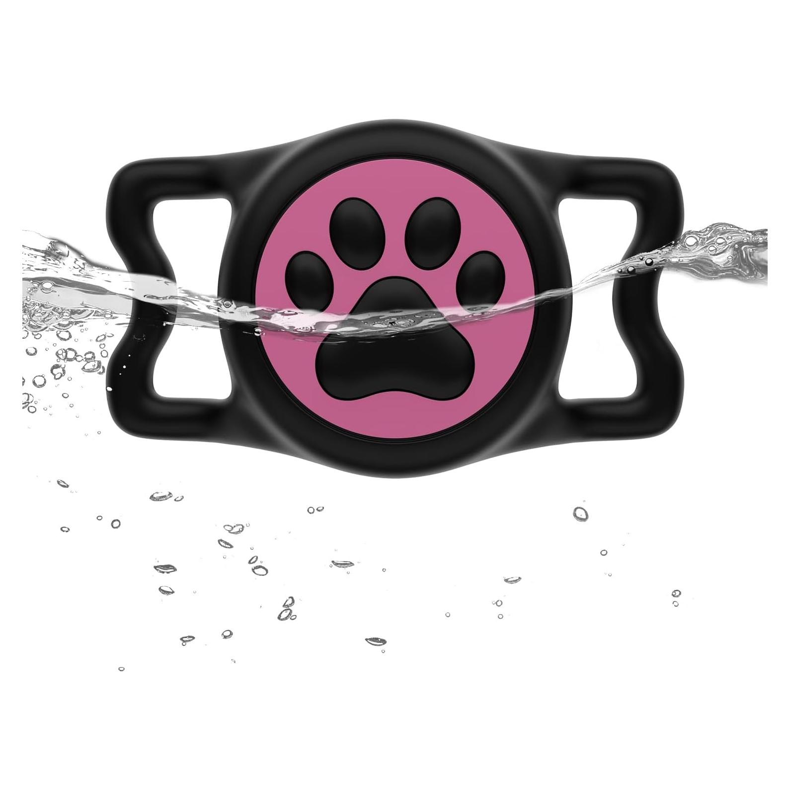 Soporte de Silicona para AirTag de Perro WhoseID Impermeable