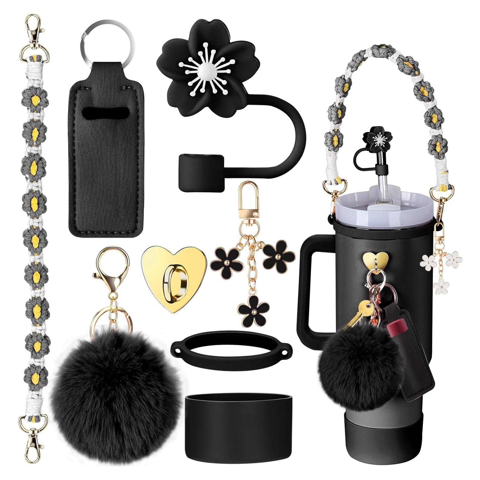 Accesorios para Taza Stanley Mity Rain - 8 Piezas, Negro