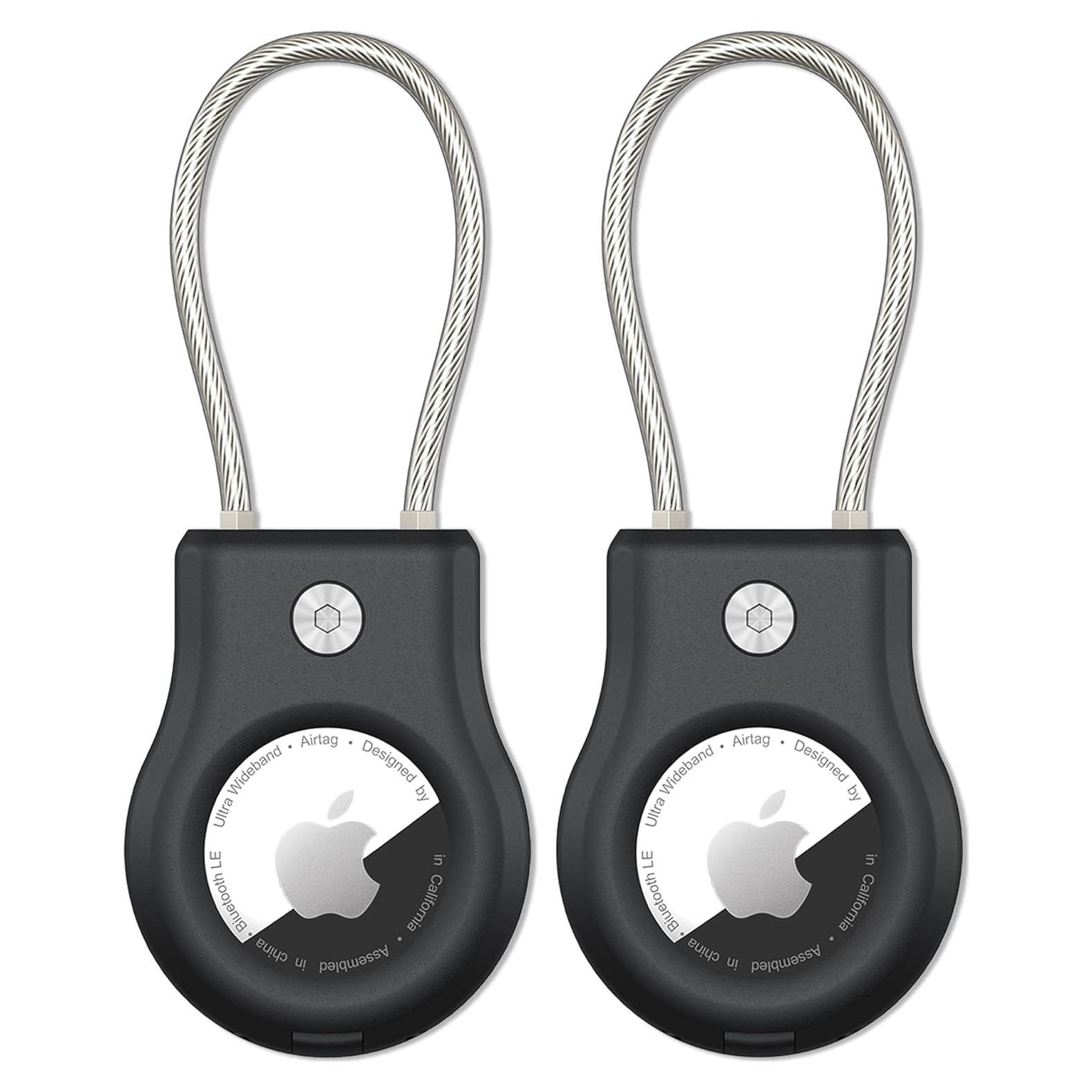 Soporte de Llavero Airtag SCALLOP 2 Pack - Resistente y Ligero