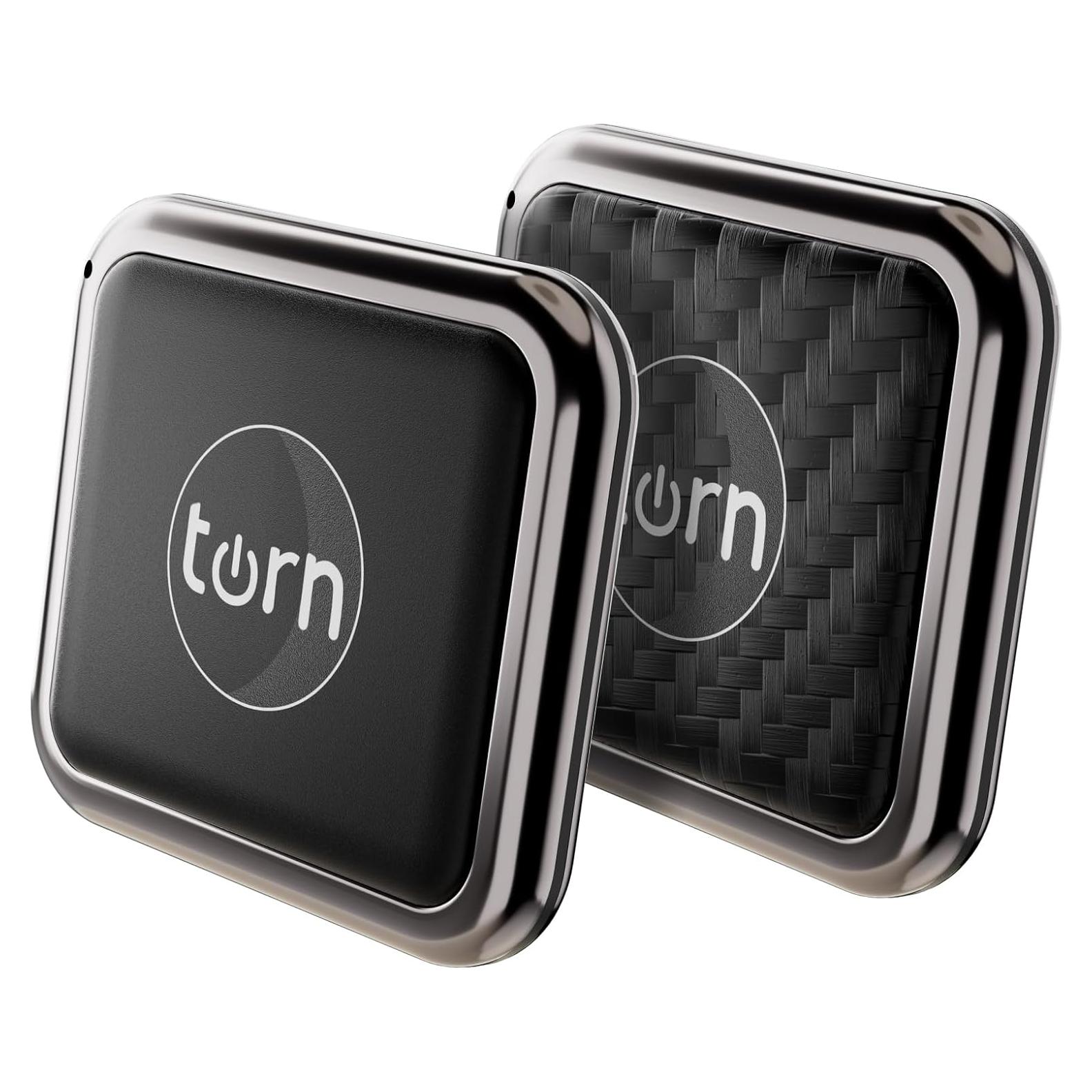 Rastreador GPS Smart LB para Apple Find My - 2 Pack Negro