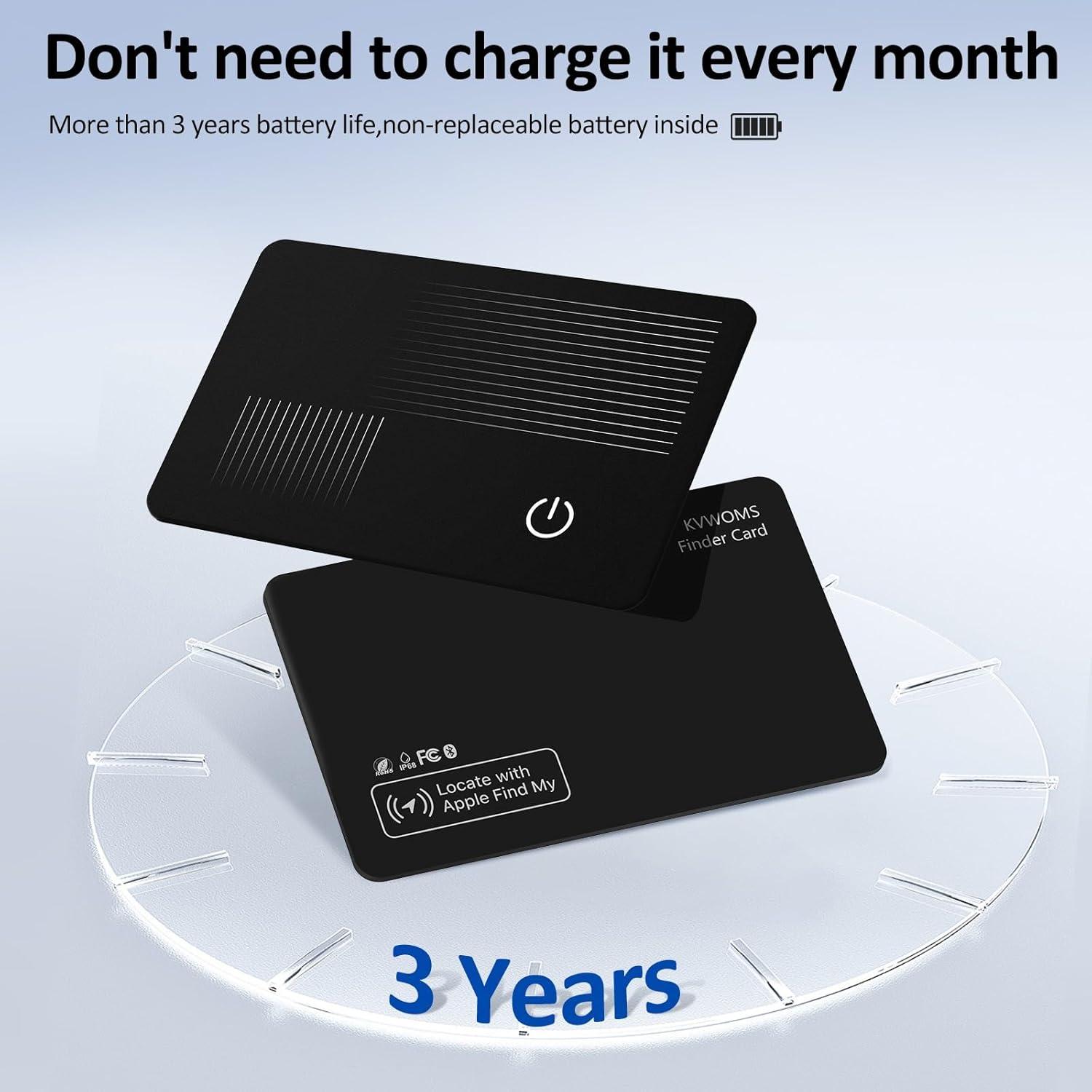 Tarjeta de Seguimiento YUNTENSUN para Apple Find My, IP68