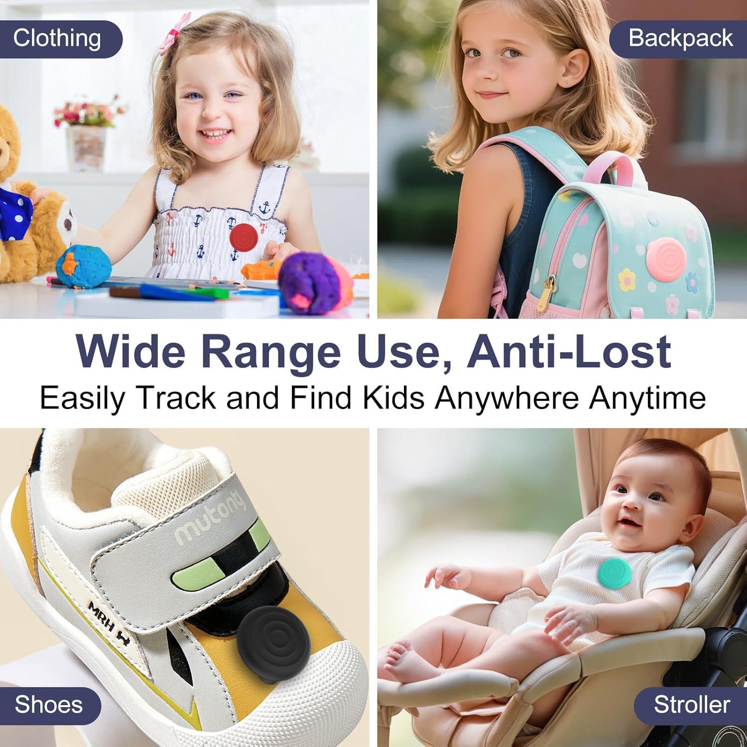 Soporte para AirTag Natyos 4-Pack Funda Metal y Silicona