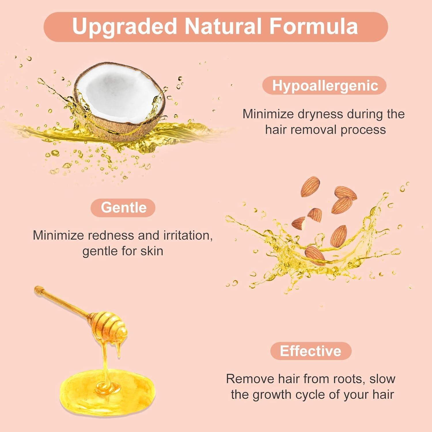 Perlas de Cera Dura Yovanpur 1.2kg para Depilación Suave