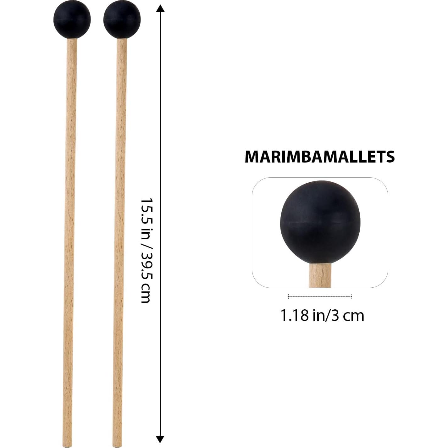 Mazos de Goma 15 cm Gdwsm-1 con Bolsa para Percusión