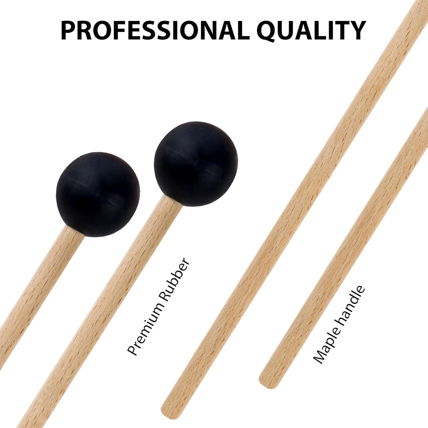 Mazos de Goma 15 cm Gdwsm-1 con Bolsa para Percusión