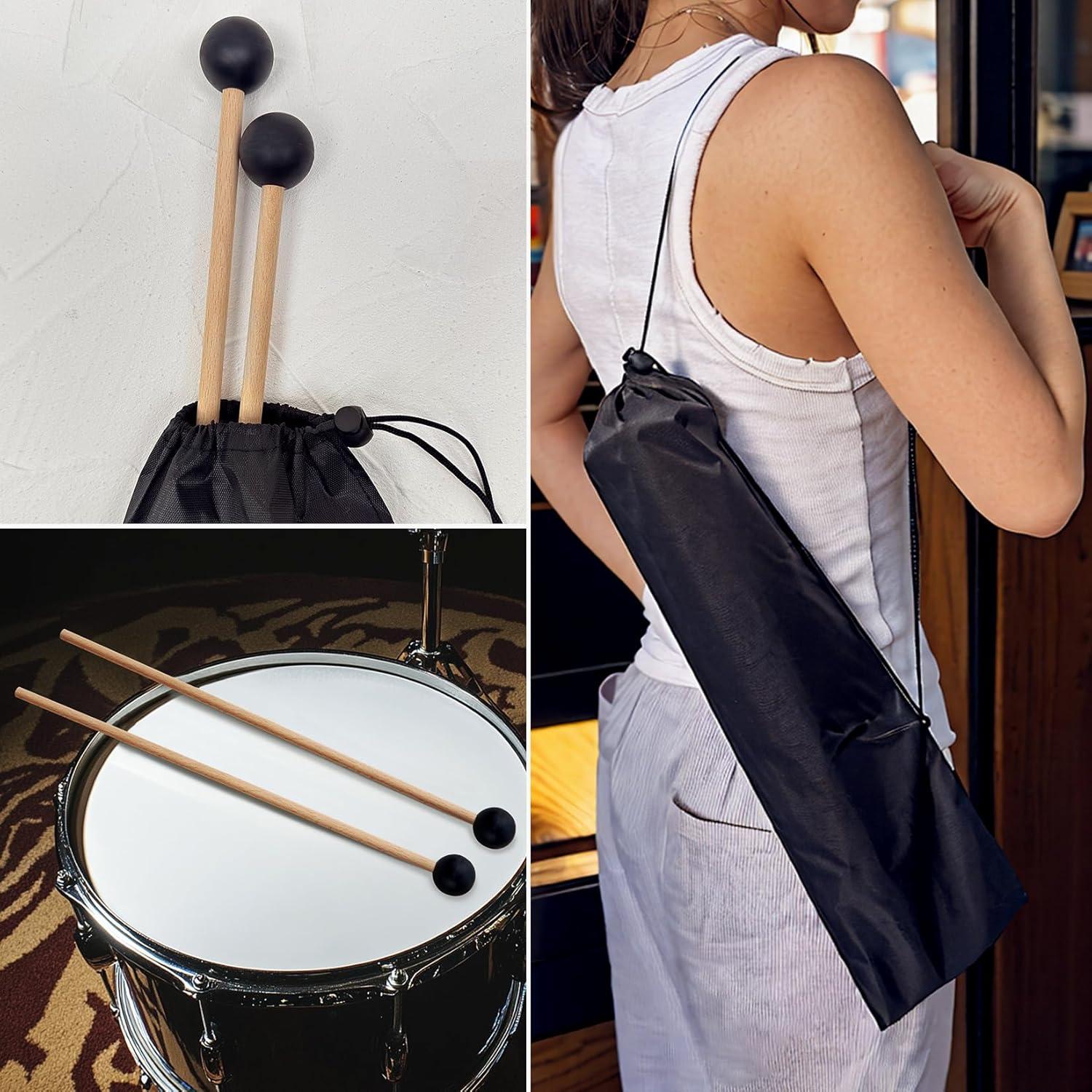 Mazos de Goma 15 cm Gdwsm-1 con Bolsa para Percusión