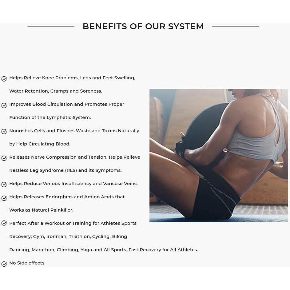 Sistema de Recuperación por Compresión DOCTOR LIFE LX9max - Piernas 2XL