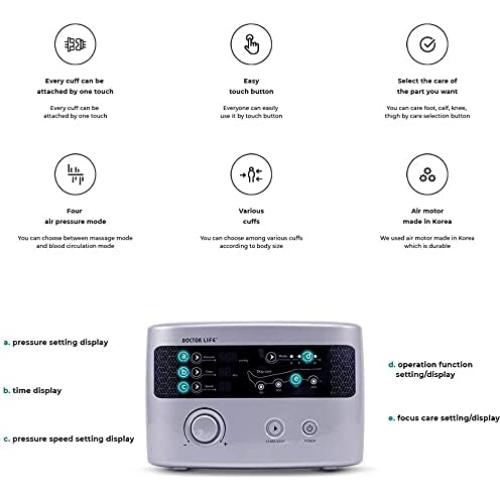 Sistema de Recuperación por Compresión DOCTOR LIFE LX9max - Piernas 2XL