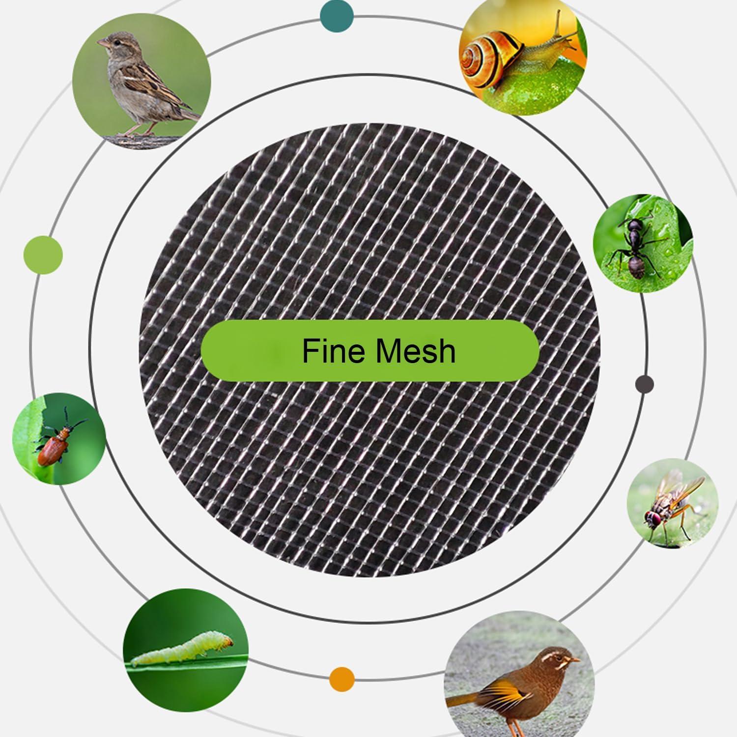 30 Bolsas de Malla Reutilizables LUOTIVON 9.9x14.9 cm Verde