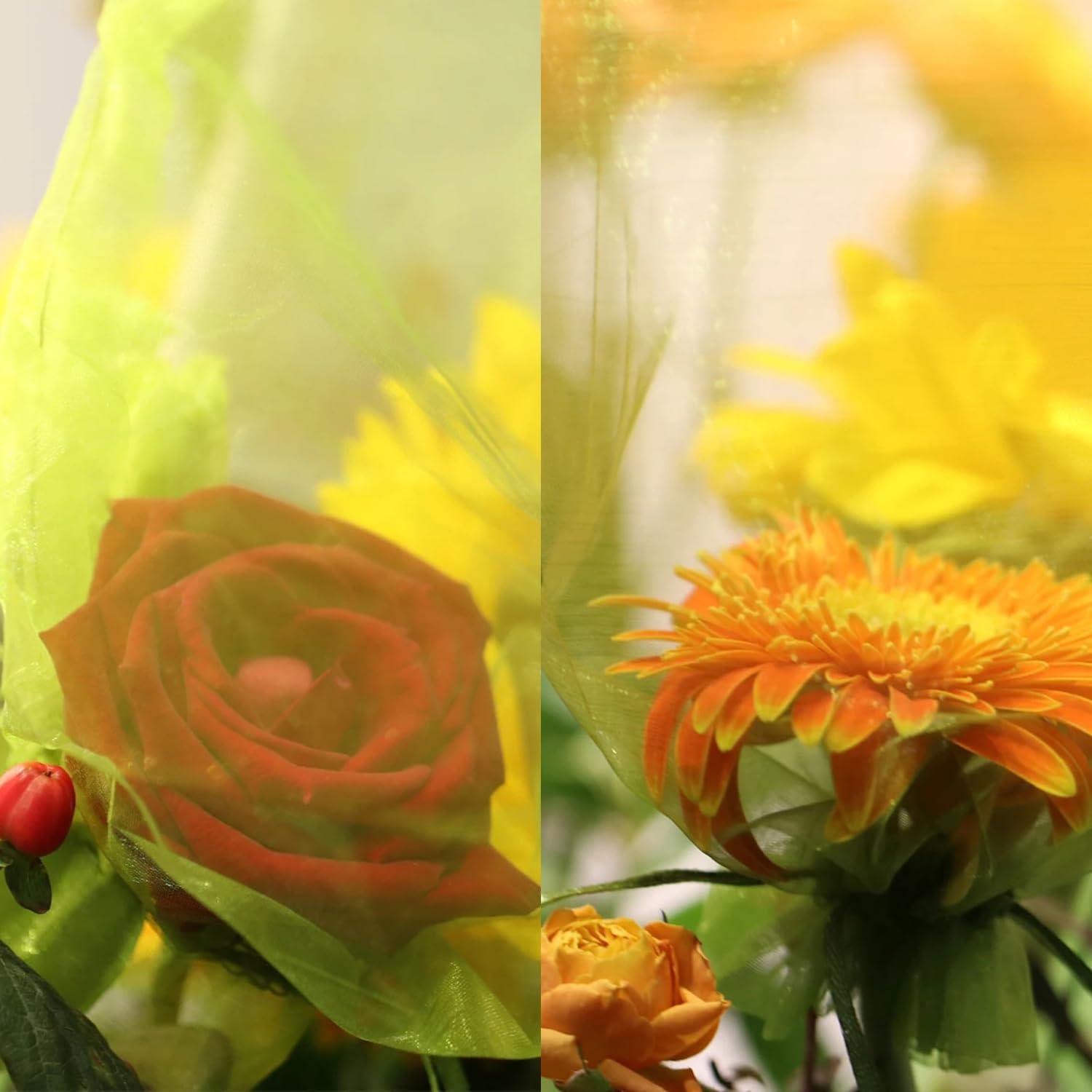 30 Bolsas de Malla Reutilizables LUOTIVON 9.9x14.9 cm Verde