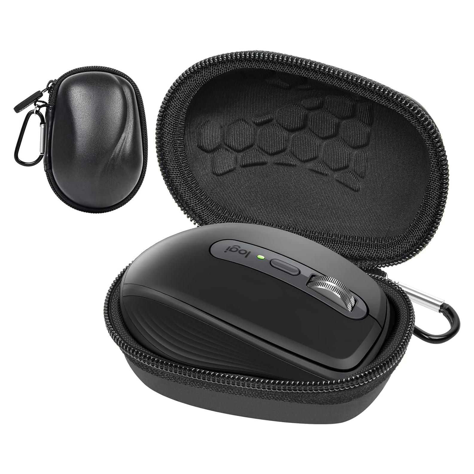 Estuche Duro Comecase para Ratón Logitech MX Anywhere 3 - Negro