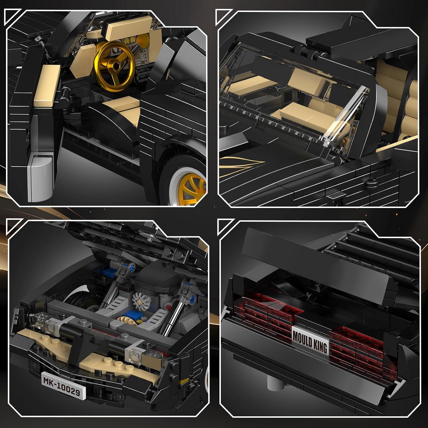 Mould King 10029 Coche Deportivo Coleccionable 1557 Piezas