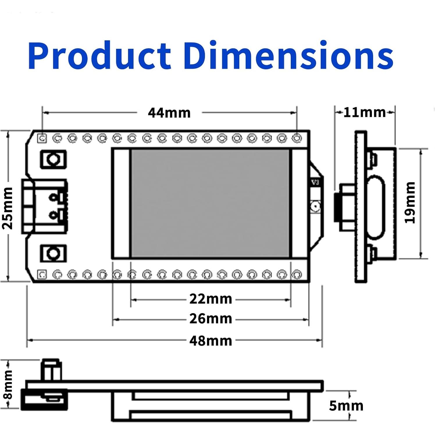Placa de Desarrollo ESP32 LoRa V3 Meshnology con OLED 0.96"