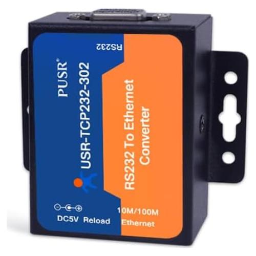 Convertidor RS232 a Ethernet USR-TCP232-302 con Modbus y DNS