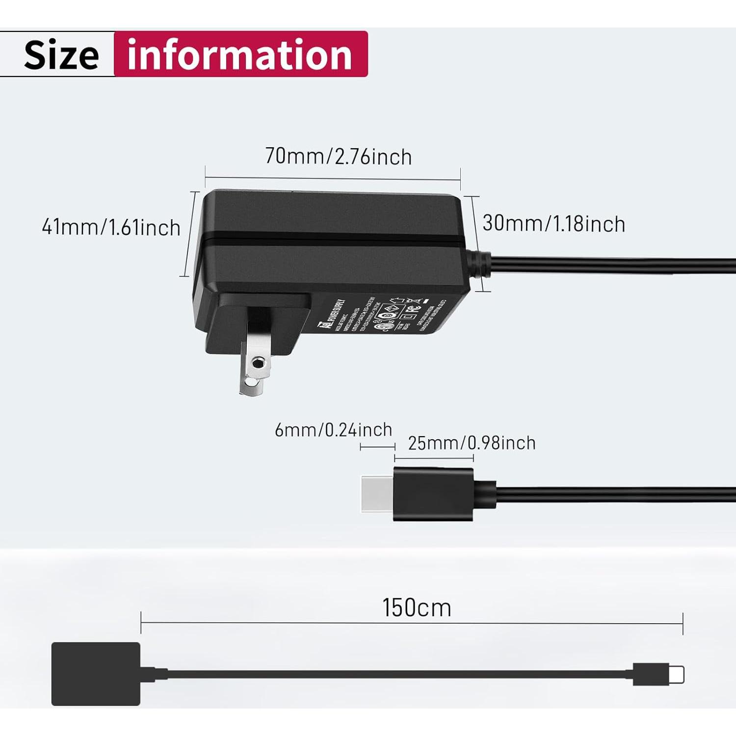 Fuente de Poder USB C 27W GeeekPi para Raspberry Pi 5