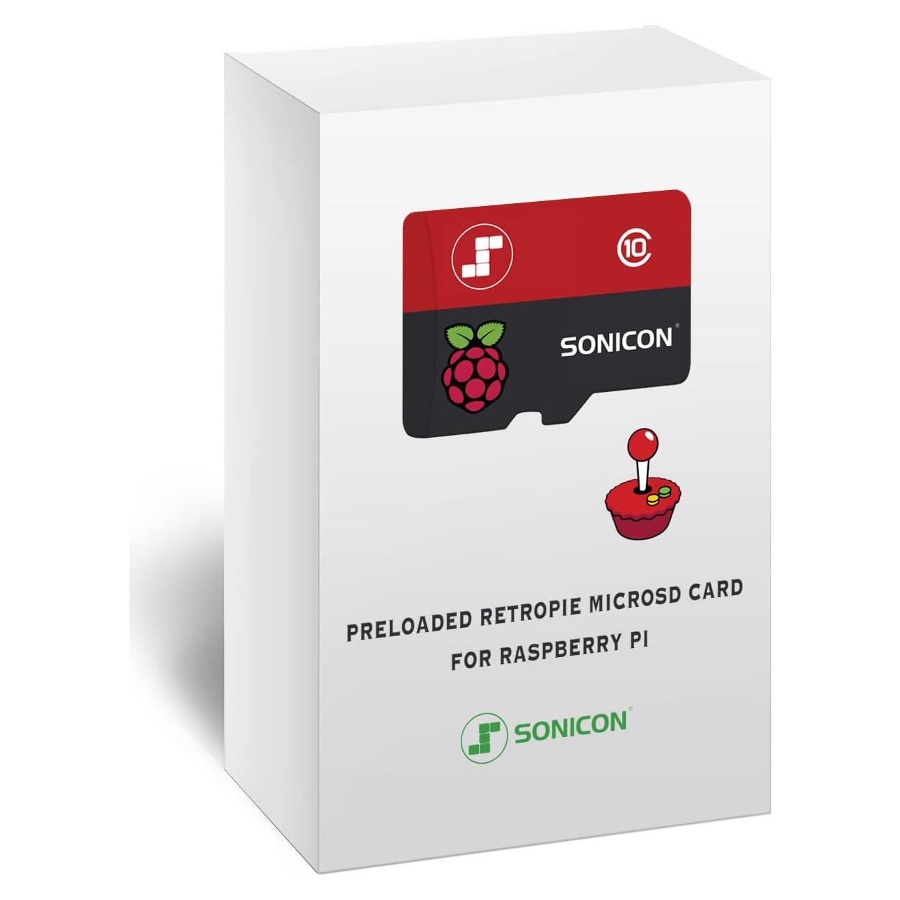 Tarjeta MicroSD Sonicon 512GB RetroPie para Raspberry Pi 5/500