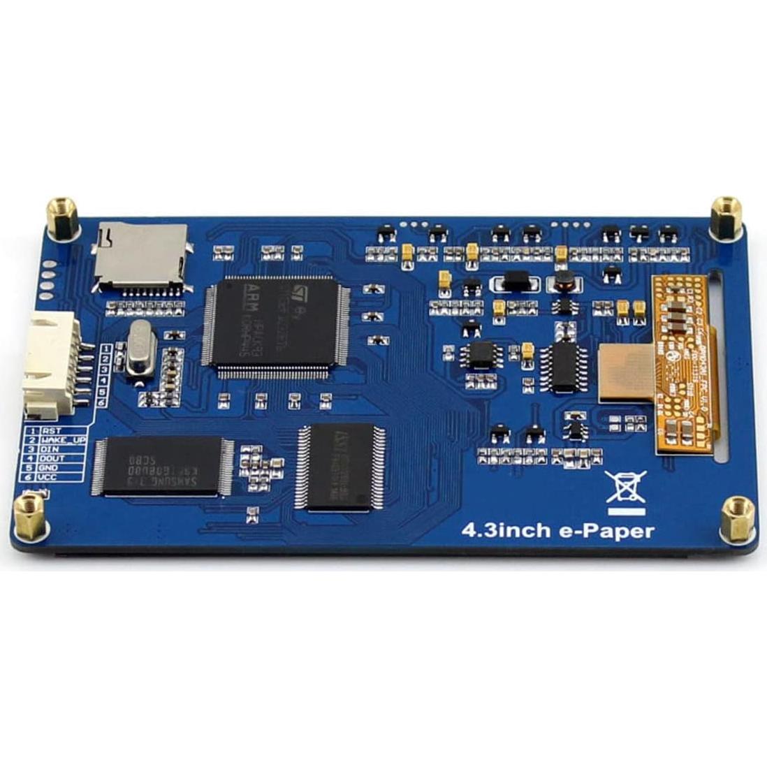 Pantalla E-Ink 4.3" Waveshare 800x600 Serial para Raspberry Pi