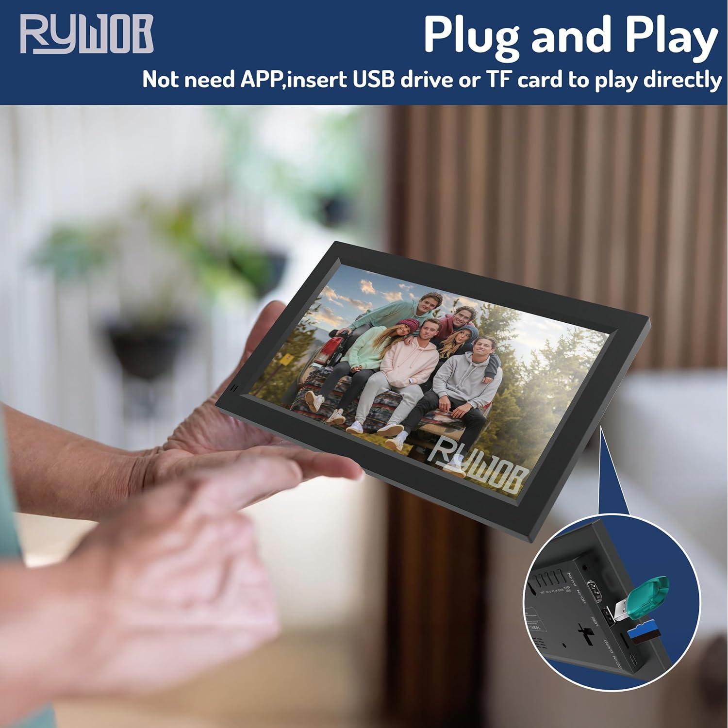 Monitor Portátil 7" Rywob P16-1 HDMI USB AV Altavoces