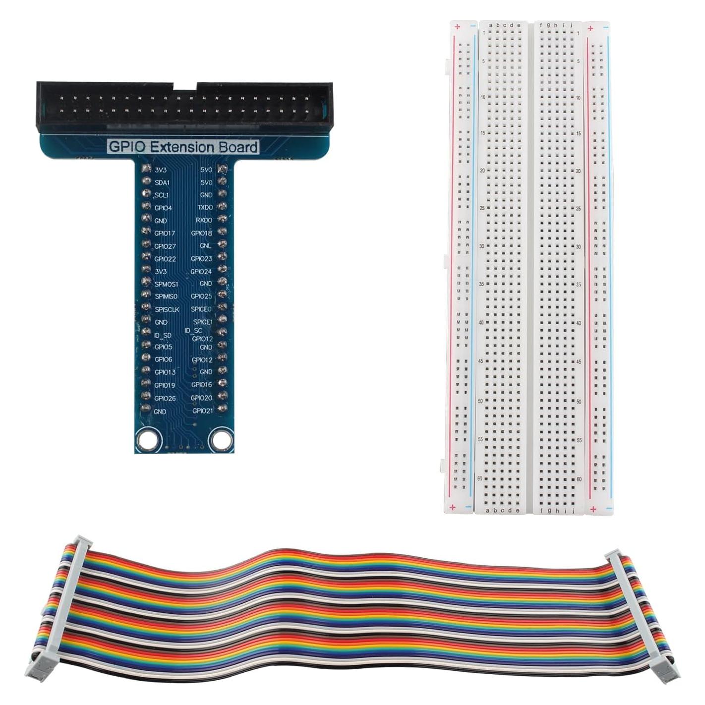 Kit Expansión GPIO ZDE para Raspberry Pi 5 4B 3B+ 3B 2B